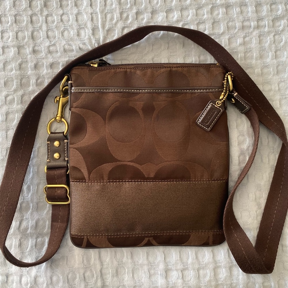 Brown Crossbody Coach Purse